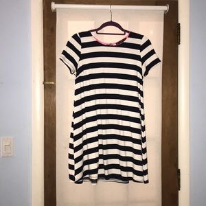 Striped shift dress